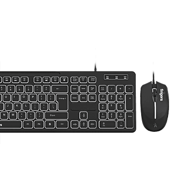 Fingers Magnifico Duo Wired Keyboard and Mouse