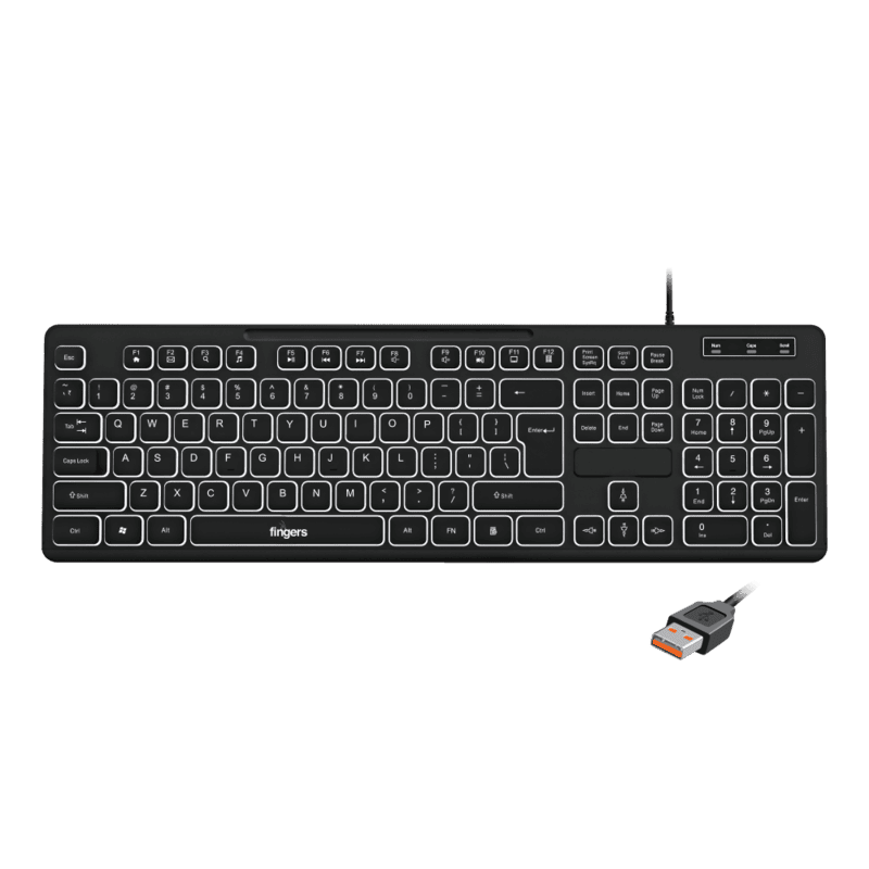 Fingers Magnifico MoonLit Wired Keyboard Fingers Magnifico MoonLit Wired Keyboard