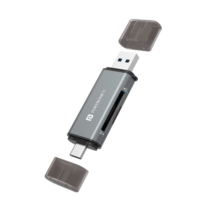 Portronics Mport 30 Card Reader with Type C Portronics Mport 30 Card Reader with Type C