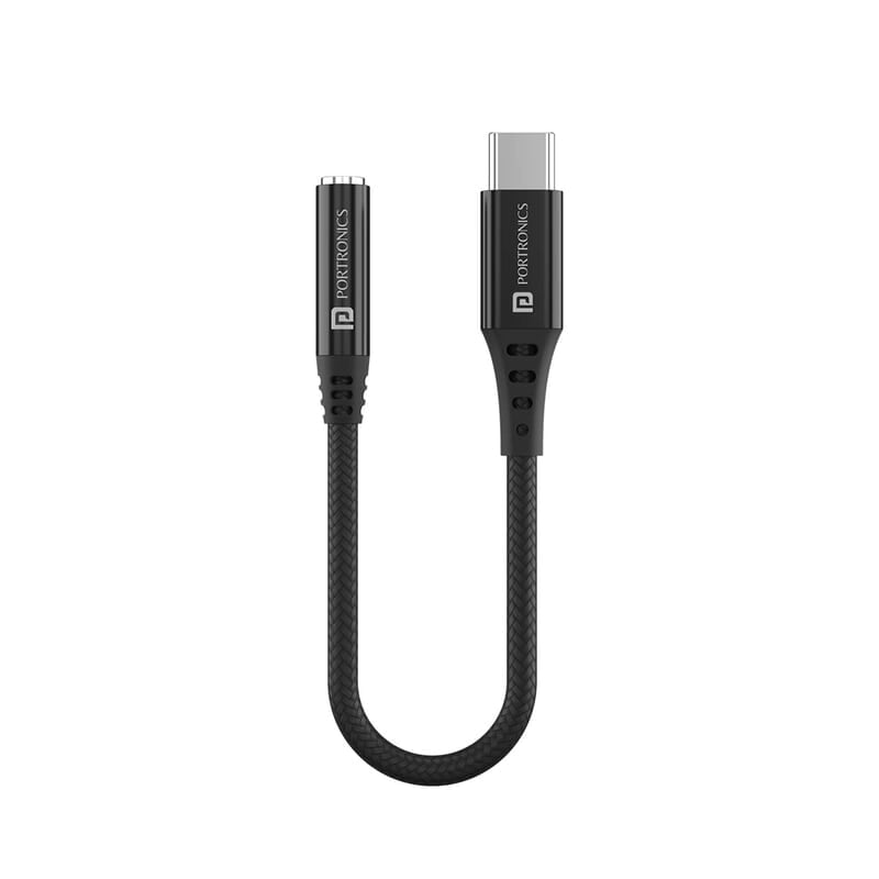 Portronics iKonnect C II Type C to 3.5mm Adapter Portronics iKonnect C II Type C to 3.5mm Adapter