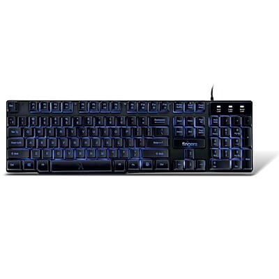 Fingers Blazing Bluelit Wired Keyboard Fingers Blazing Bluelit Wired Keyboard