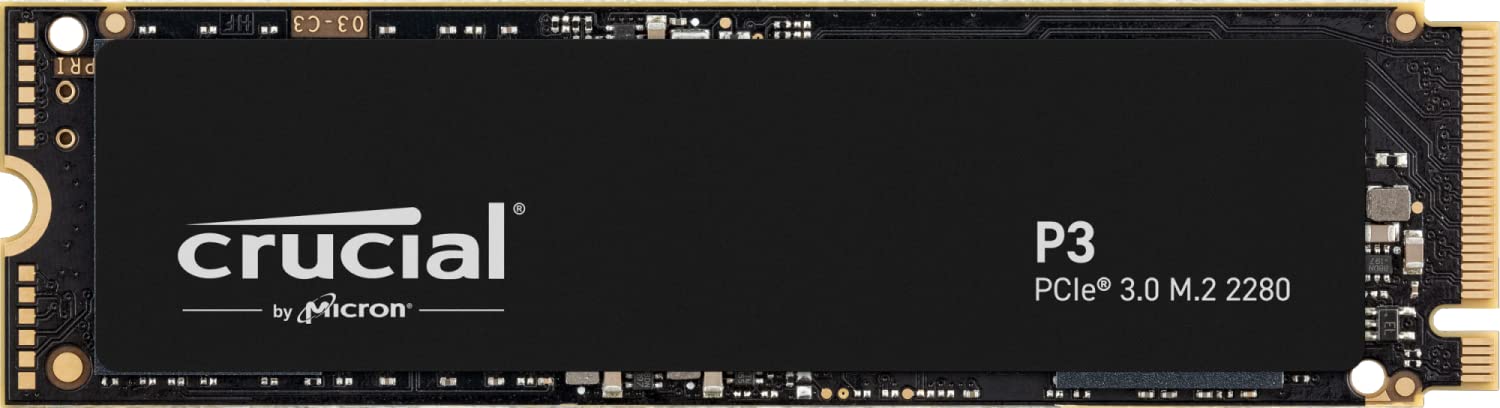 Crucial P3 500GB PCIe 3.0 NVMe SSD Crucial P3 500GB PCIe 3.0 NVMe SSD