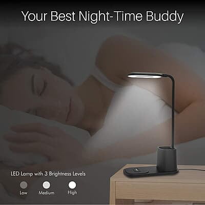 Portronics Brillo II | Lamp with Wireless Charger Portronics Brillo II | Lamp with Wireless Charger