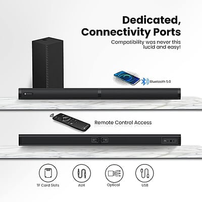 Portronics Pure Sound 103 100W Soundbar Speaker Portronics Pure Sound 103 100W Soundbar Speaker