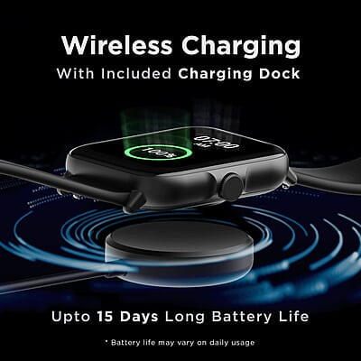 boAt Wave Ultima Max SmartWatch Pitch Black boAt Wave Ultima Max SmartWatch Pitch Black