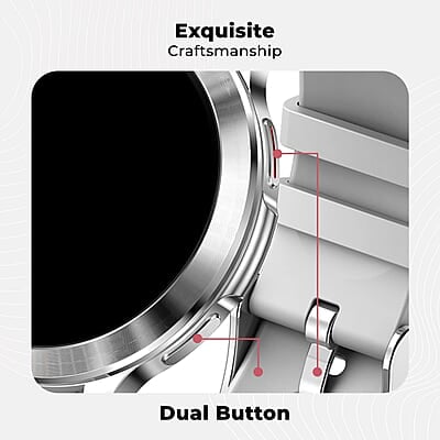 FireBoltt Mystic 1.3" AMOLED Display Smartwatch Silver FireBoltt Mystic 1.3" AMOLED Display Smartwatch Silver