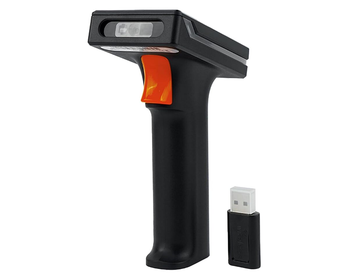 Techie TCBR2DWS 2D Wireless Barcode Scanner with Display | Hitechers
