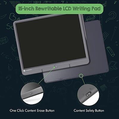 Portronics Ruffpad 15 Re-writable LCD Pad Portronics Ruffpad 15 Re-writable LCD Pad