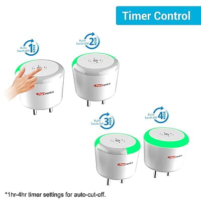 Portronics Adapto 469 3.1A Timer Adapter Portronics Adapto 469 3.1A Timer Adapter