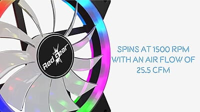 RedGear Turbo F-1 RGB Cooling Fan