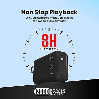 Portronics Breeze 4 Portable Speaker (Black) Portronics Breeze 4 Portable Speaker (Black)