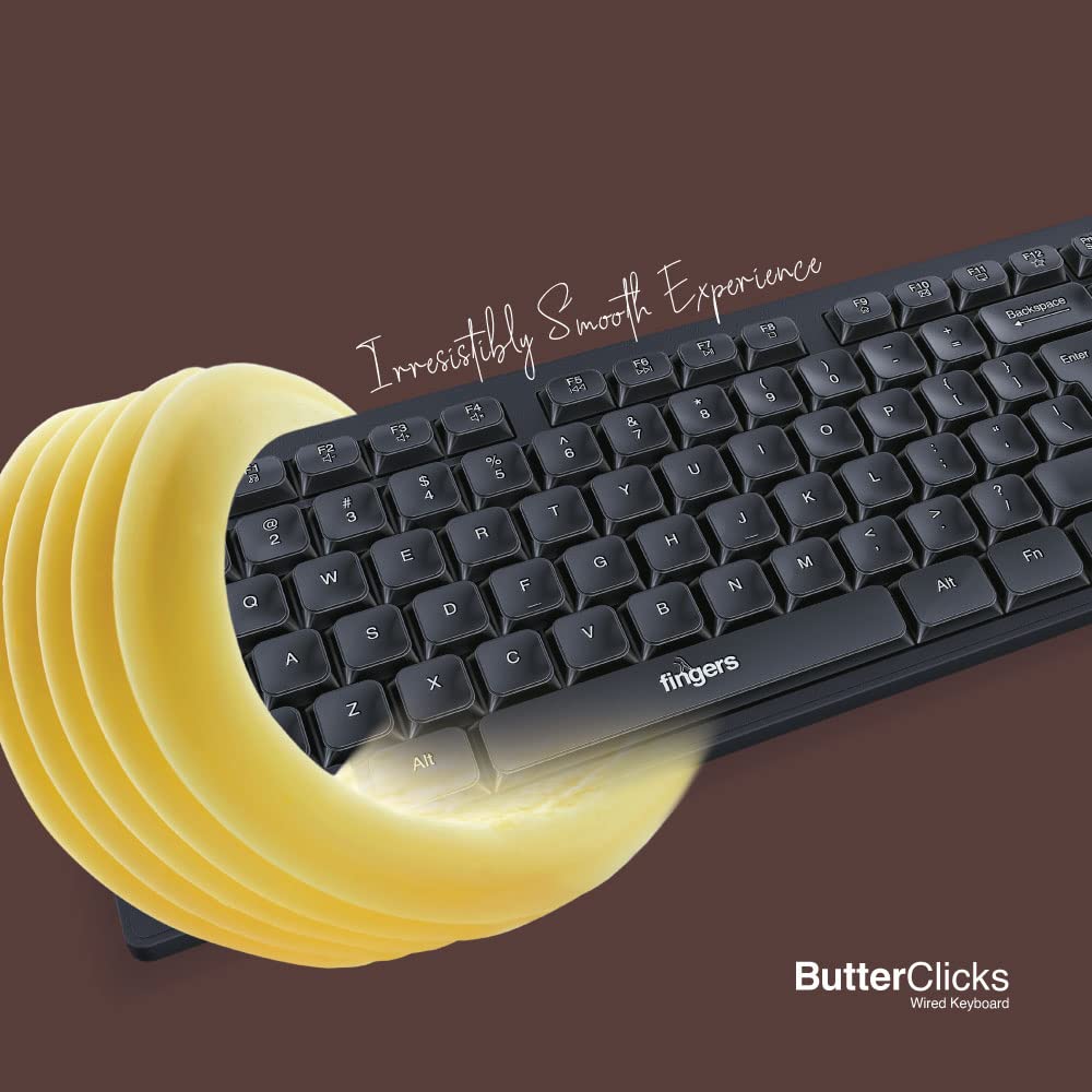 Fingers ButterClicks Wired Keyboard Fingers ButterClicks Wired Keyboard