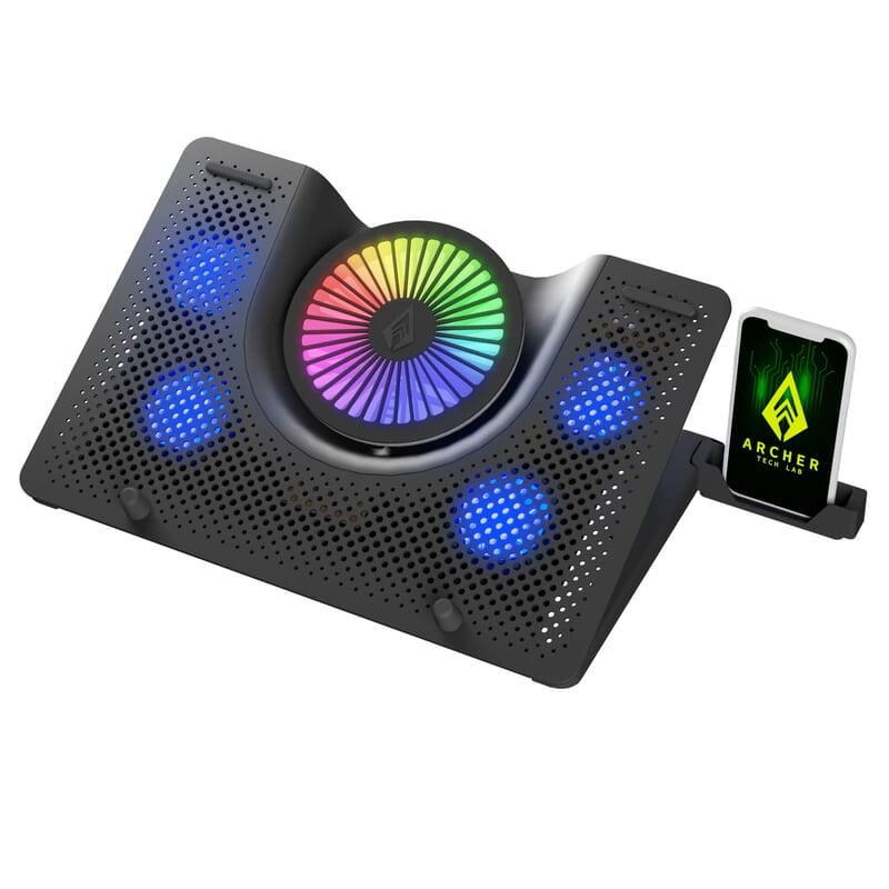 Archer Tech Lab Squall 100 RGB Gaming Laptop Cooling Pad Archer Tech Lab Squall 100 RGB Gaming Laptop Cooling Pad
