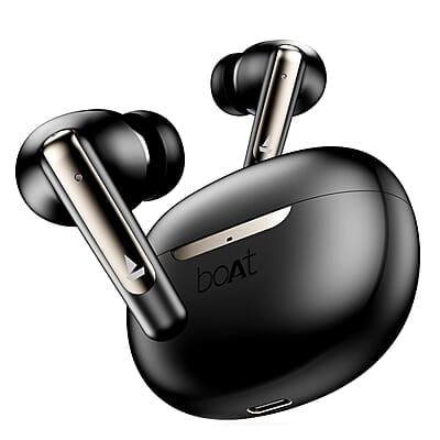 boAt Airdopes 141 ANC Gunmetal Black