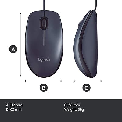Logitech M100R Wired Mouse Logitech M100R Wired Mouse