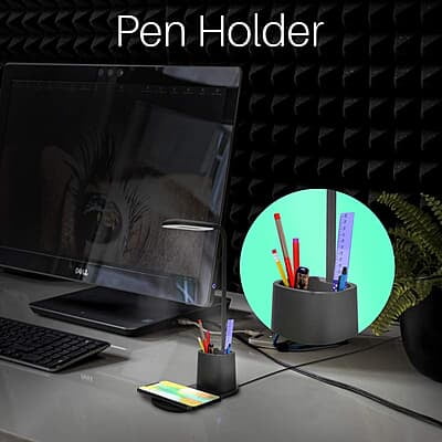 Portronics Brillo II | Lamp with Wireless Charger Portronics Brillo II | Lamp with Wireless Charger