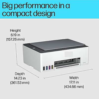 HP Smart Tank 585 Printer (Dark Surf Blue) HP Smart Tank 585 Printer (Dark Surf Blue)