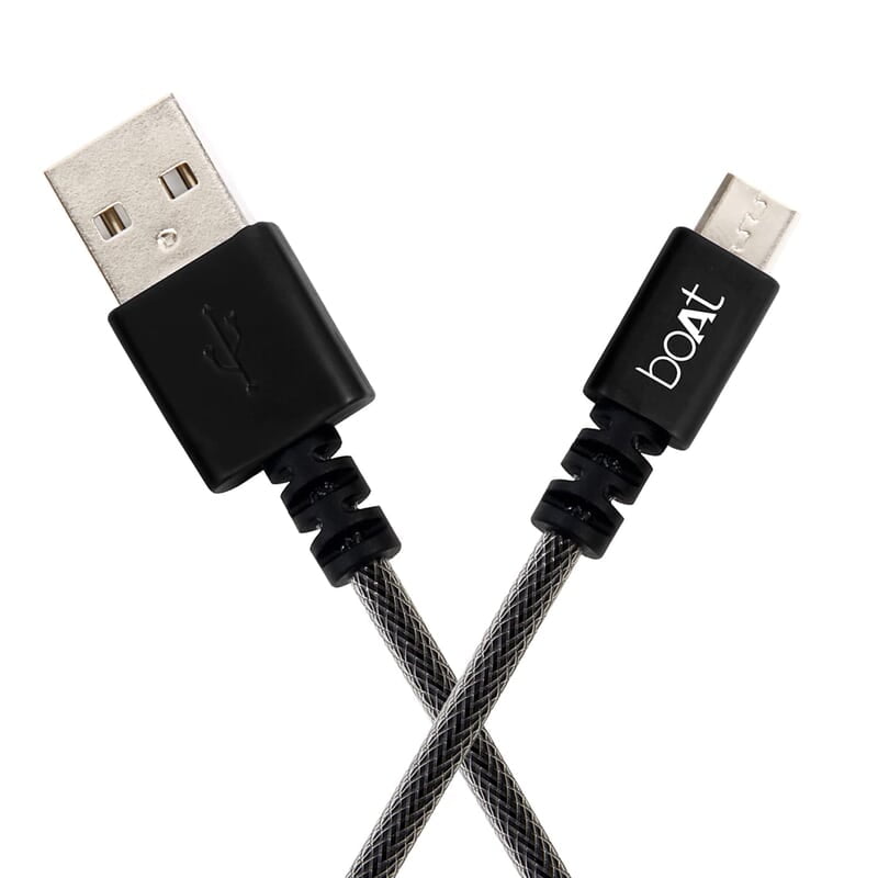 boAt USB 500 1.5M Micro USB Cable (Black) boAt USB 500 1.5M Micro USB Cable (Black)