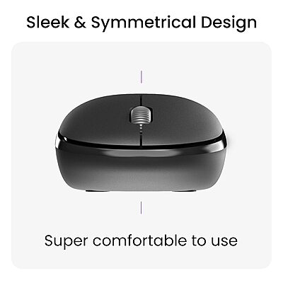 Ambrane Sliq-2 Wireless Mouse (Black) Ambrane Sliq-2 Wireless Mouse (Black)