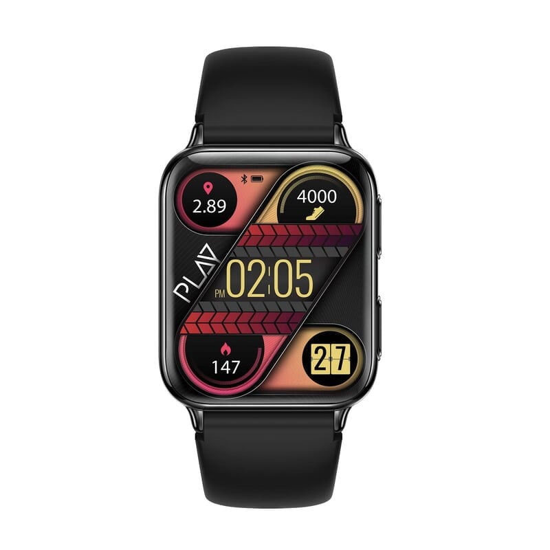 PLAY Playfit Flaunt Smartwatch Black+Black PLAY Playfit Flaunt Smartwatch Black+Black