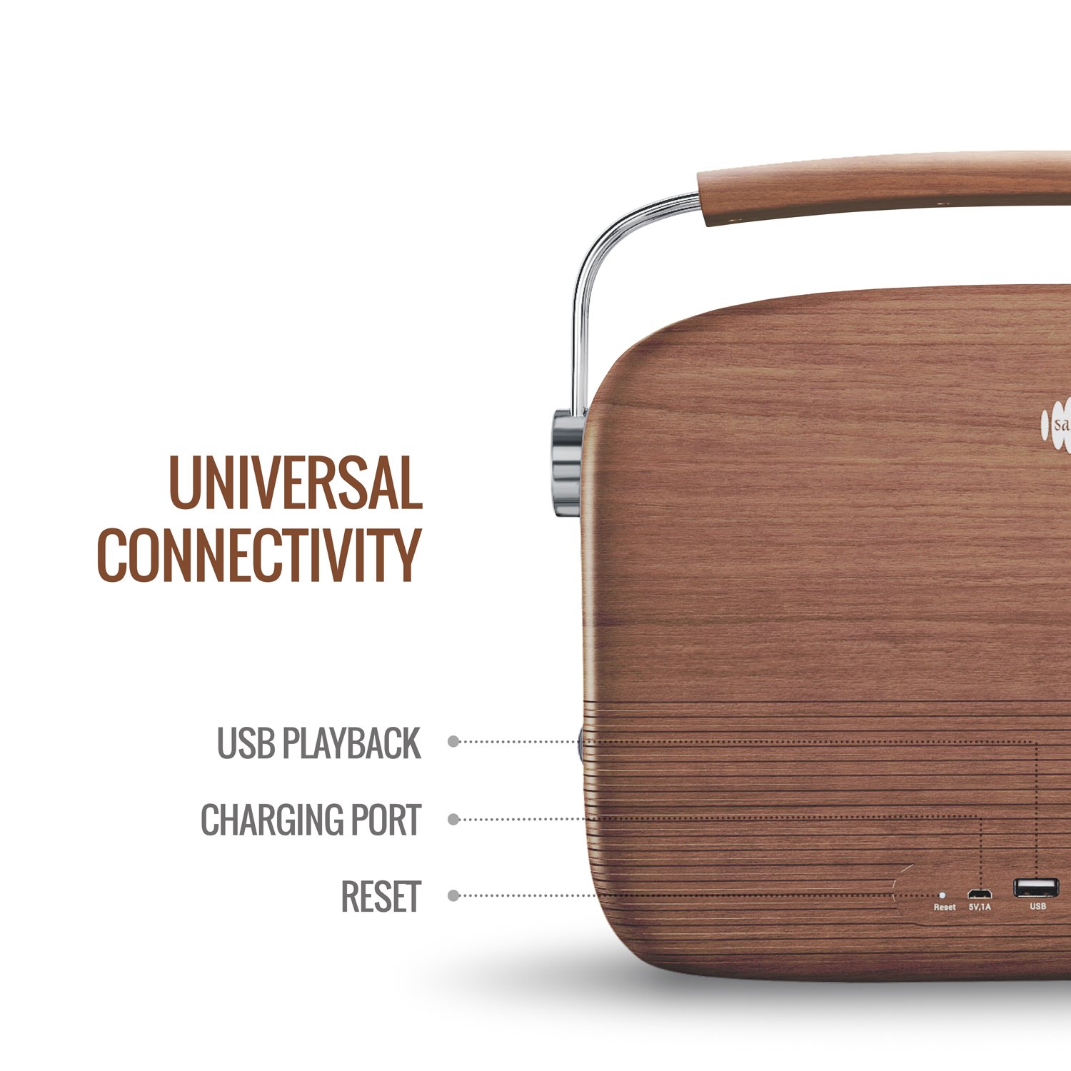 Saregama Carvaan Music (Oak Wood Brown) Saregama Carvaan Music (Oak Wood Brown)