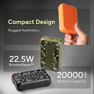 Ambrane Force 20K (Dark Green) Ambrane Force 20K (Dark Green)