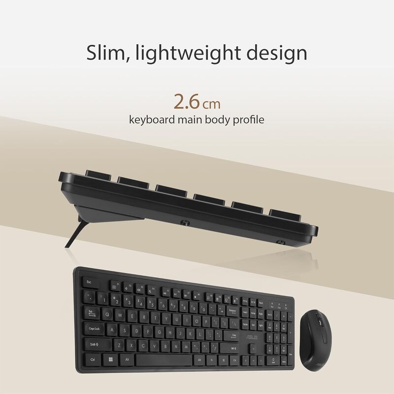 Asus CW101 Wireless Keyboard and Mouse Set
