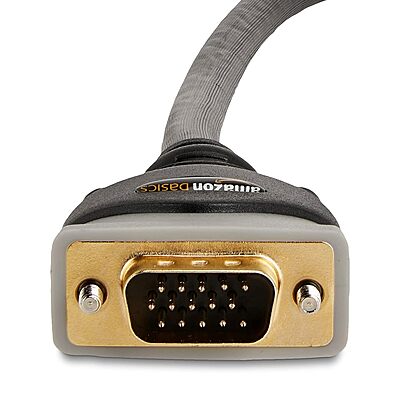 AmazonBasics VGA to VGA Cable 10-Feet | 3M AmazonBasics VGA to VGA Cable 10-Feet | 3M