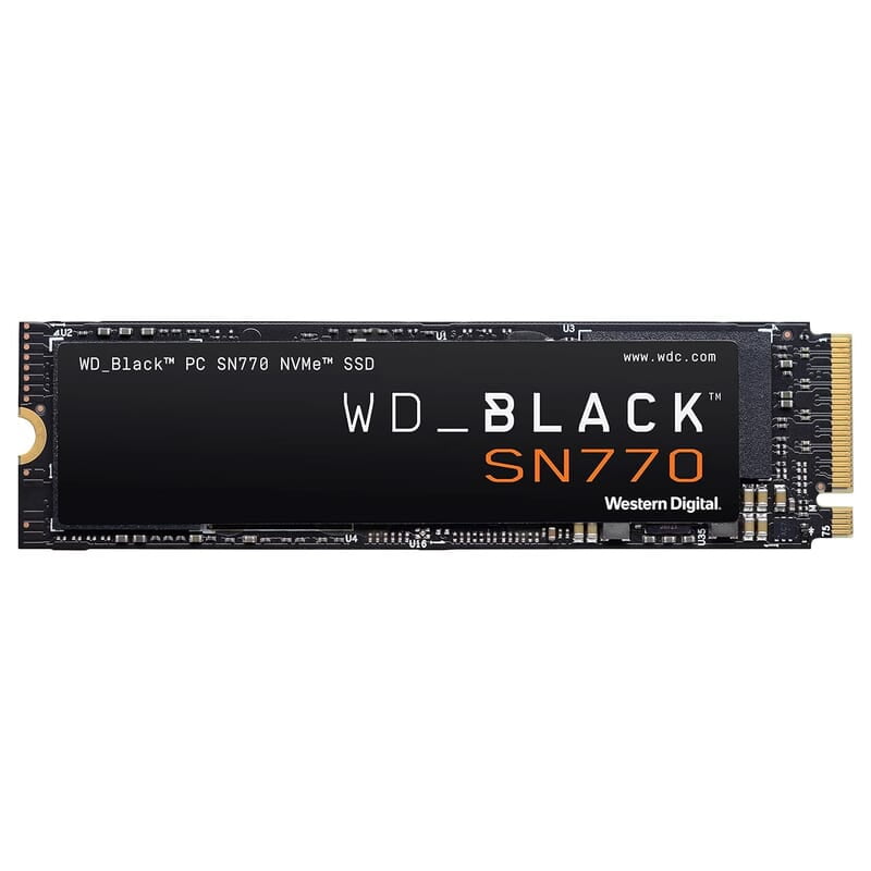 Western Digital WD Black SN770 1TB SSD PCIe Gen4 NVMe M.2 Western Digital WD Black SN770 1TB SSD PCIe Gen4 NVMe M.2