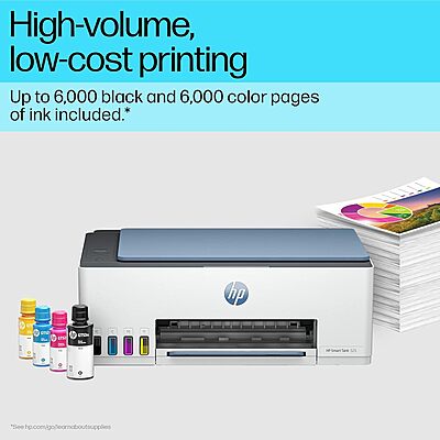 HP Smart Tank 525 Printer (Dark Surf Blue) HP Smart Tank 525 Printer (Dark Surf Blue)
