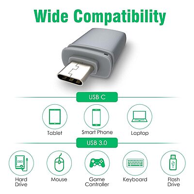 Zebronics OTG1 USB-C to USB-A 3.0 Zebronics OTG1 USB-C to USB-A 3.0