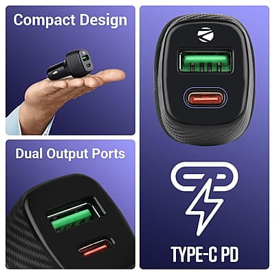 Zebronics CC48 Car Charger 48W Zebronics CC48 Car Charger 48W