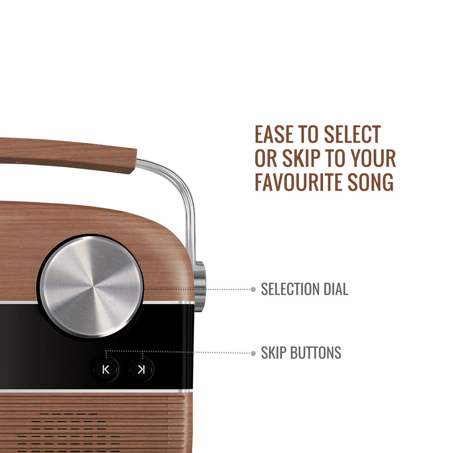 Saregama Carvaan Music (Oak Wood Brown) Saregama Carvaan Music (Oak Wood Brown)