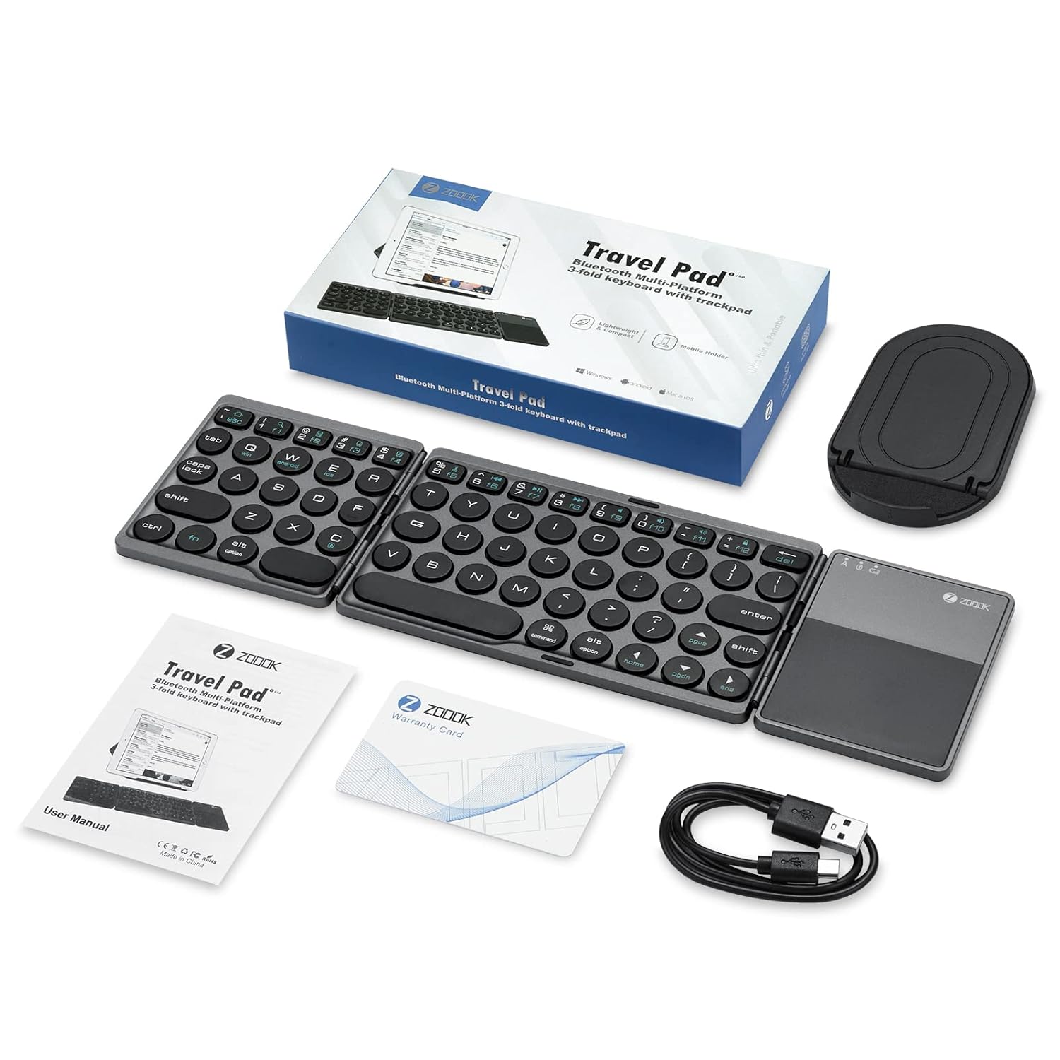 ZOOOK Travel Pad Bluetooth Keyboard ZOOOK Travel Pad Bluetooth Keyboard