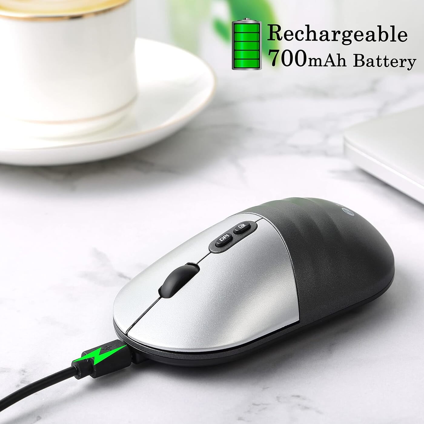 ZOOOK Jaguar Rechargable Wireless Mouse with Type C OTG ZOOOK Jaguar Rechargable Wireless Mouse with Type C OTG