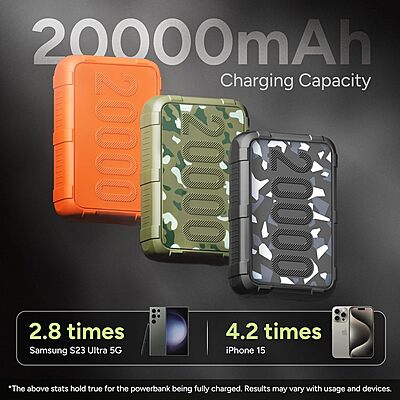 Ambrane Force 20K (Dark Green) Ambrane Force 20K (Dark Green)