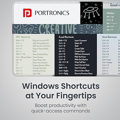 Portronics Mouse Pad (Shortcut) Portronics Mouse Pad (Shortcut)