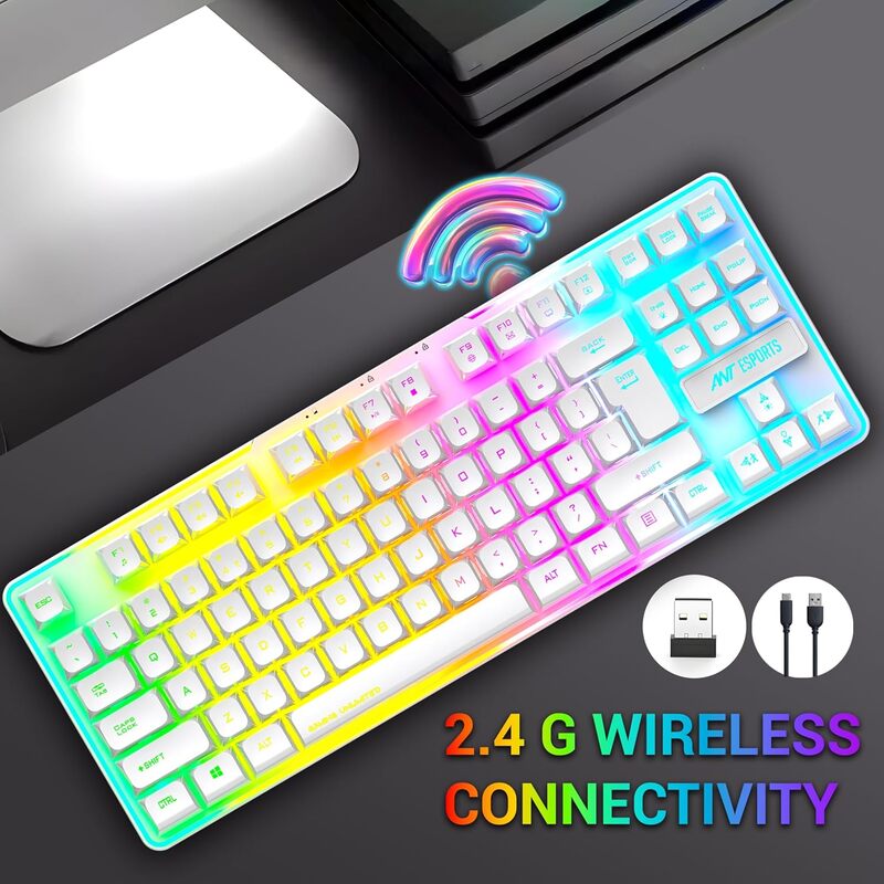 Ant Esports MK720 Pro V2 RGB (White) Ant Esports MK720 Pro V2 RGB (White)