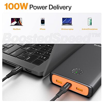 Ambrane PowerLit Ultra 25000 mAh (Black) Ambrane PowerLit Ultra 25000 mAh (Black)