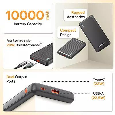 Ambrane Xtreme 10K Power Bank Ambrane Xtreme 10K Power Bank