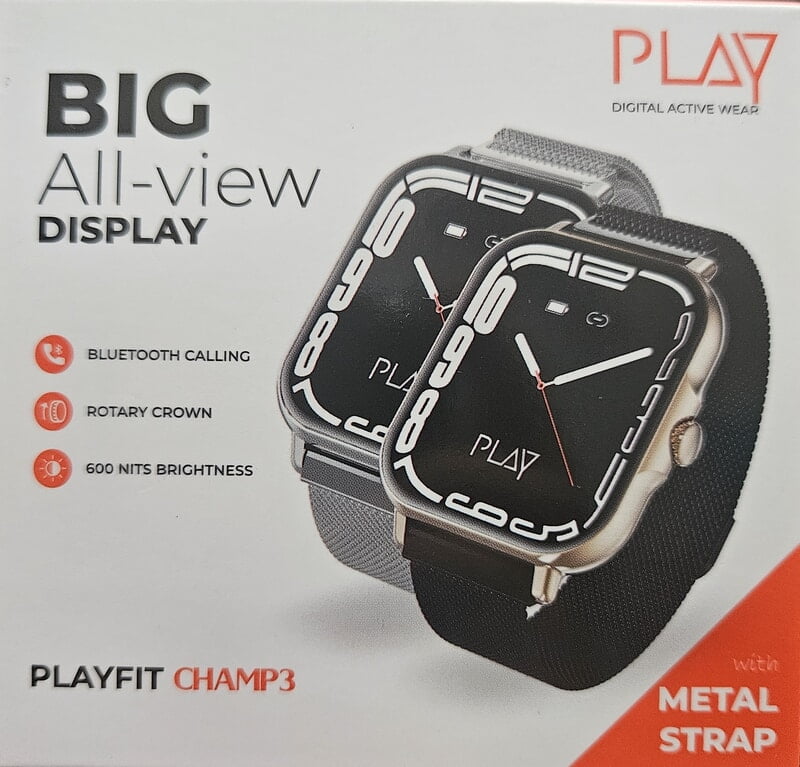 PLAY PlayFit Champ3 Smartwatch PLAY PlayFit Champ3 Smartwatch