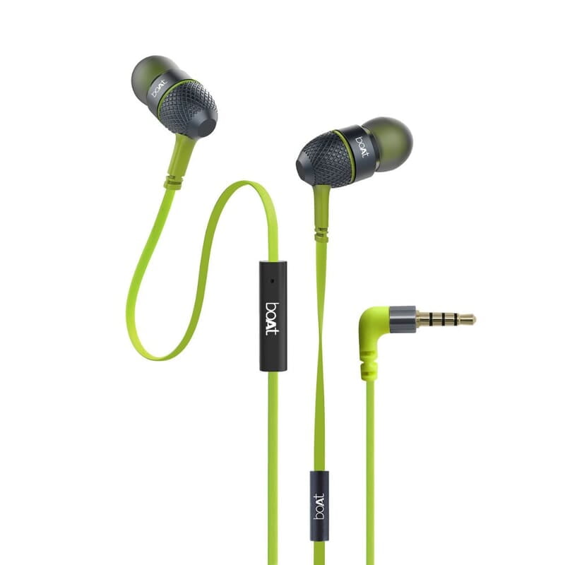 boAt BassHeads 220 Neon Lime boAt BassHeads 220 Neon Lime